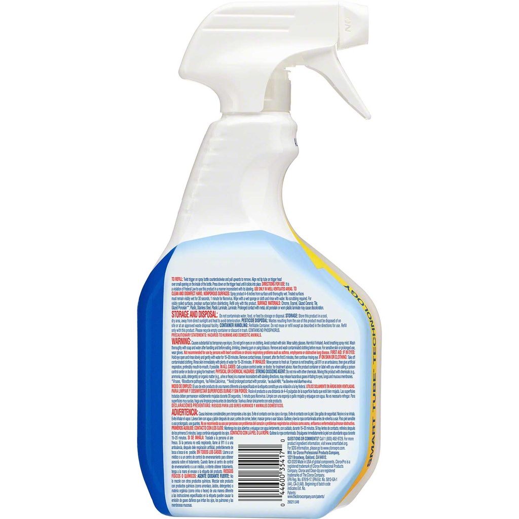 CloroxPro™ Clorox® Clean-Up® Disinfectant Cleaner w/Bleach - 32 oz. Image 2
