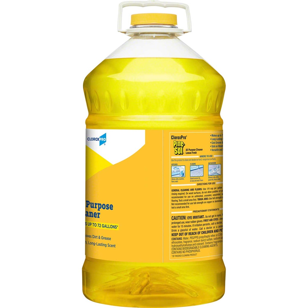CloroxPro™ Pine-Sol® Multi-Surface Cleaner - 144 oz., Lemon Fresh Image 2