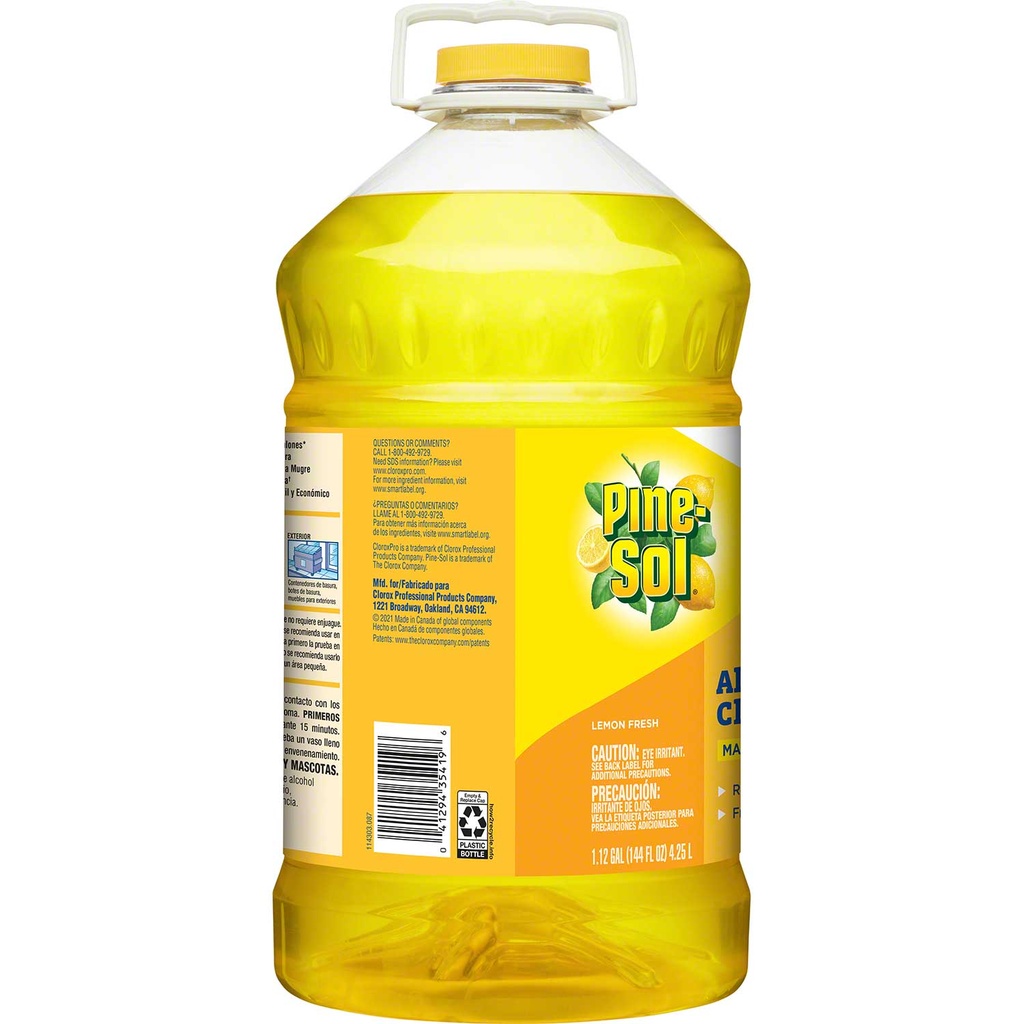 CloroxPro™ Pine-Sol® Multi-Surface Cleaner - 144 oz., Lemon Fresh Image 4