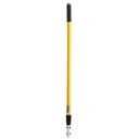Rubbermaid® HYGEN™ Quick-Connect Handle - 48" - 72", Yellow Image 2