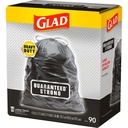 Glad® Guaranteed Strong Large Drawstring 30 Gal. Trash Bag - 90 ct. Box Image 3
