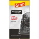 Glad® Guaranteed Strong Large Drawstring 30 Gal. Trash Bag - 90 ct. Box Image 4
