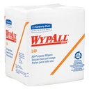 WypAll® L40 Disposable Cleaning & Drying Towel - 12.5" x 12", White Image 4