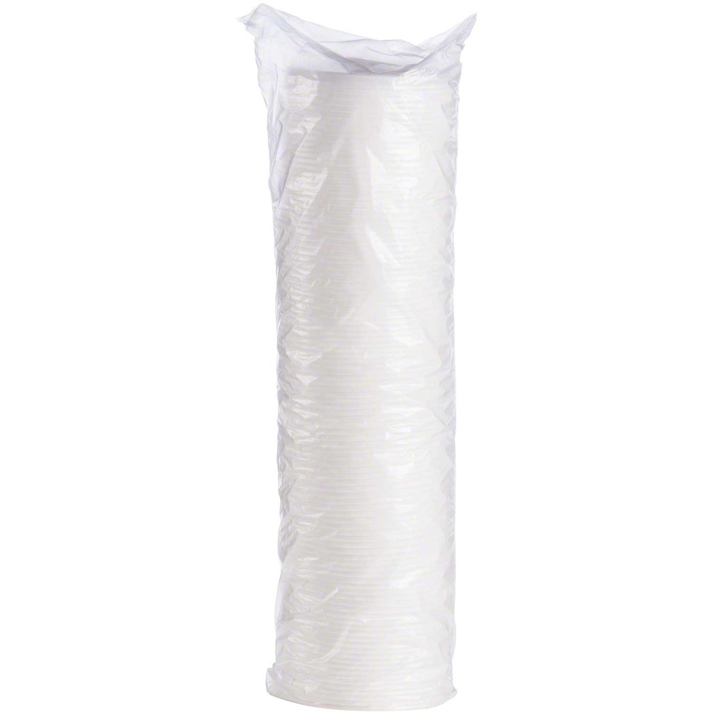 Dart® Vented Lid For 6/8/12 oz. Foam Cups & Containers - White Image 3