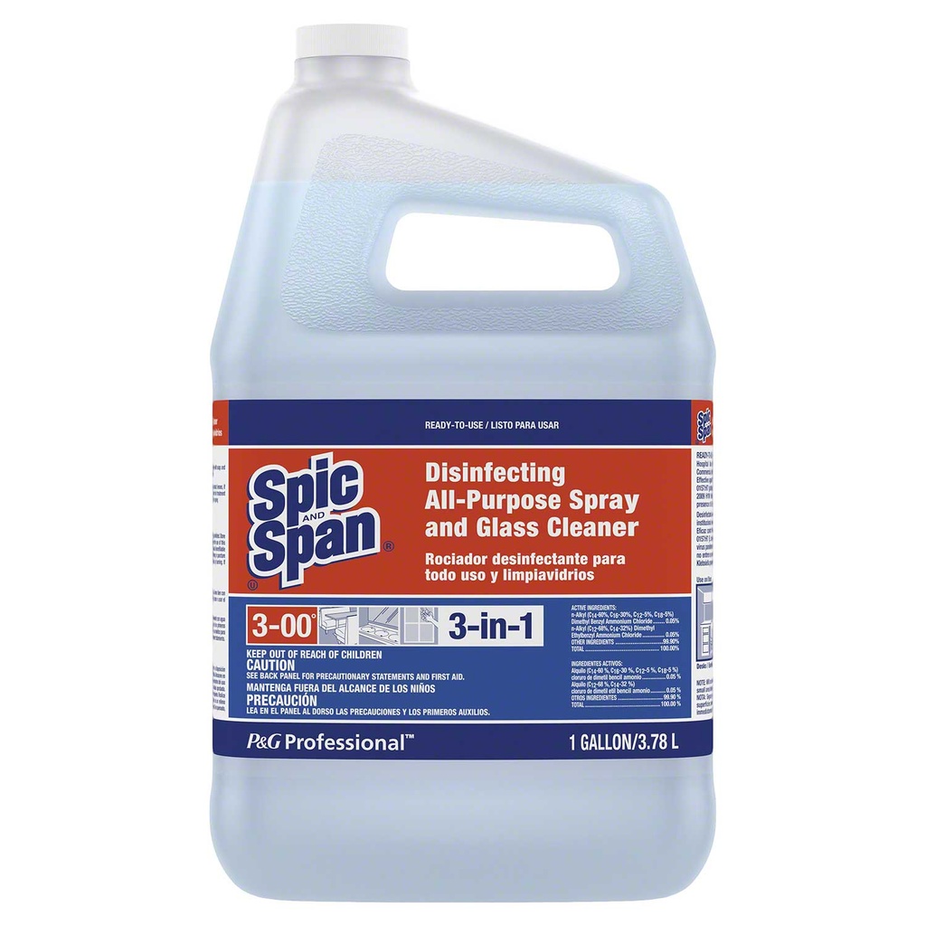 [ID-58773-CS] Spic & Span® Disinfectant All Purpose Spray & Glass Cleaner 3-00 - Gal.