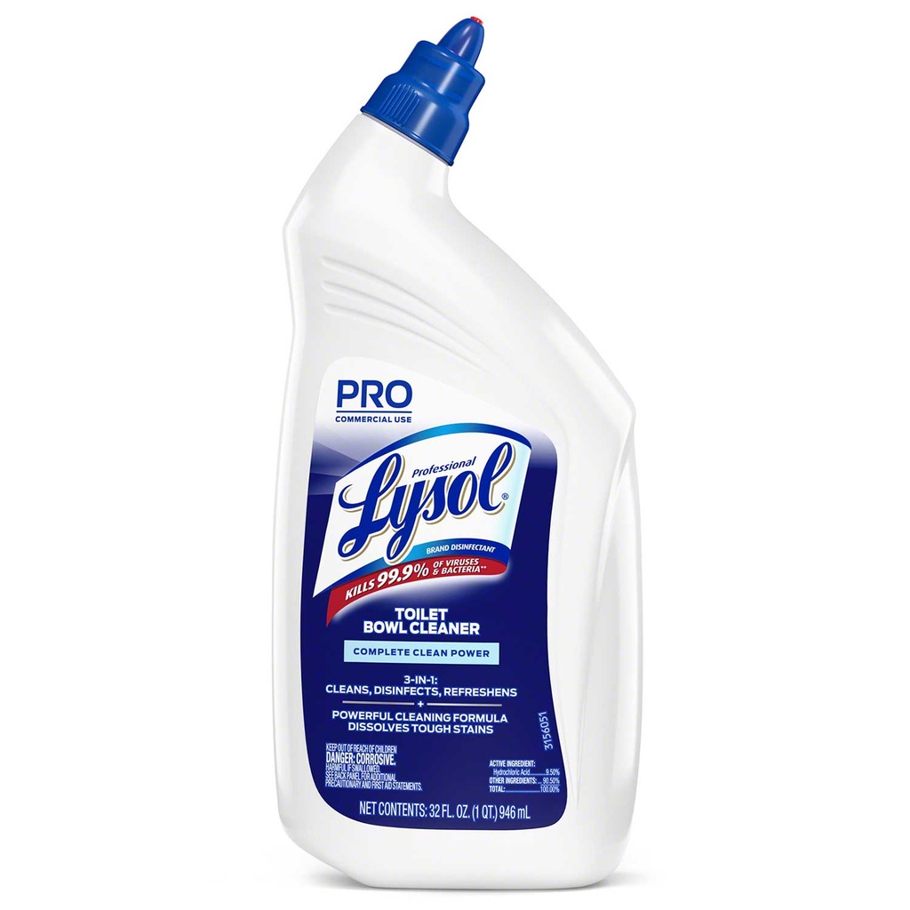 [HD-REC-74278-CS] Professional Lysol® Complete Clean Power Toilet Bowl Cleaner - 32 oz.