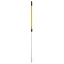 Rubbermaid® HYGEN™ Quick-Connect Handle - 48" - 72", Yellow