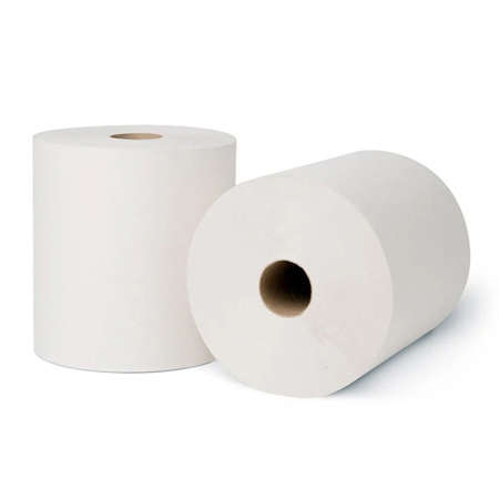 [ID-HRT8006W4453] WHITE ROLL TOWEL