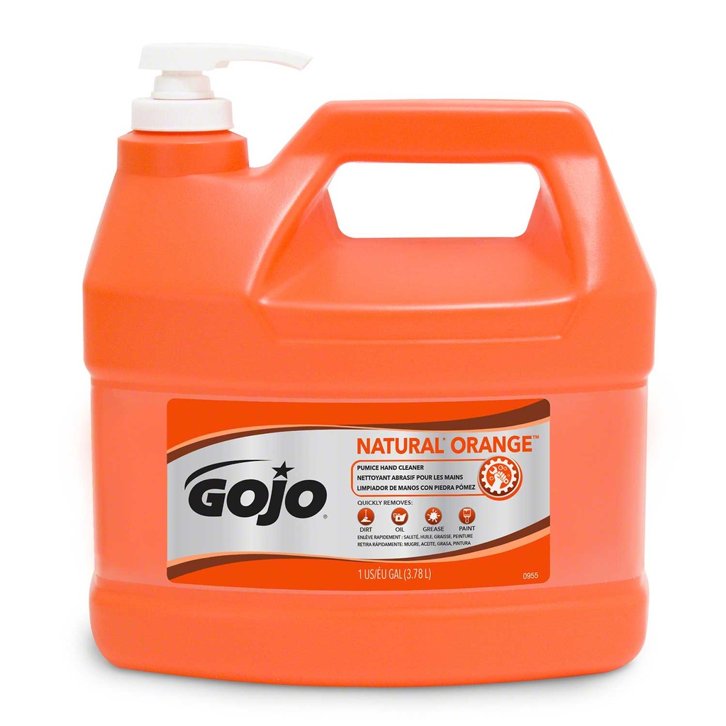 [ID-OC095504-CS] ORANGE HAND CLEANER W/PUMICE