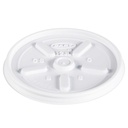 Dart® Vented Lid For 6/8/12 oz. Foam Cups & Containers - White