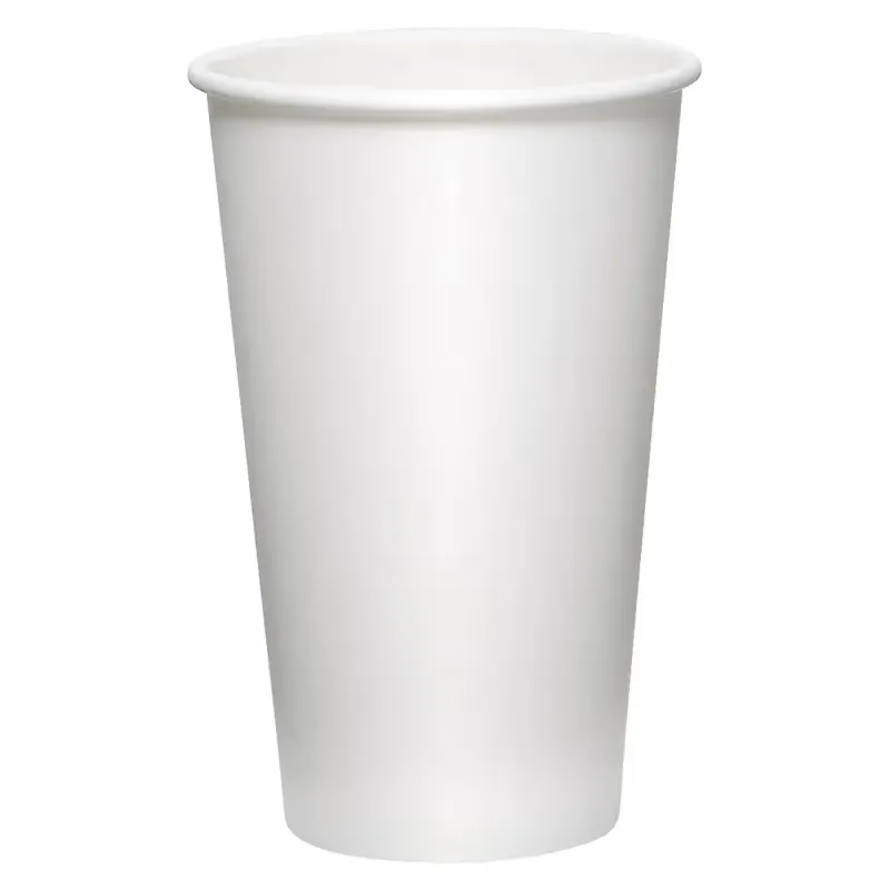 16OZ CUP HOT  WHT PAPER