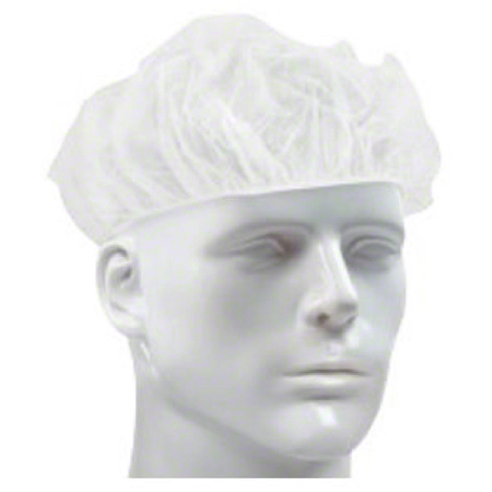 BOUFFANT CAP WHITE 21"