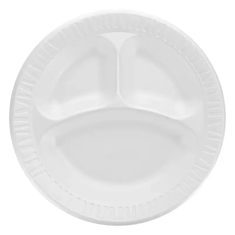 10CPWQ 10" 3 COMP PLATE 500/CS