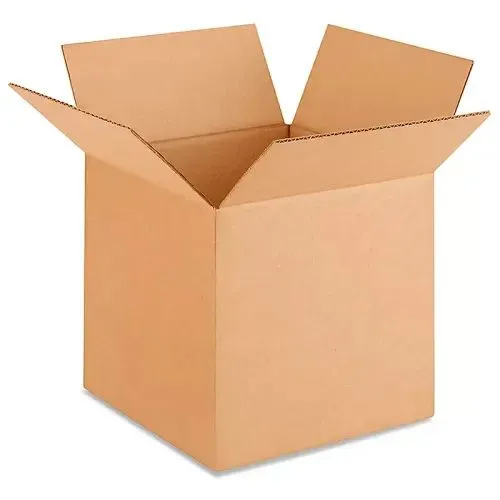 [BOX-101010S-EA] CORRUGATED BOX SCORED 10x10x10