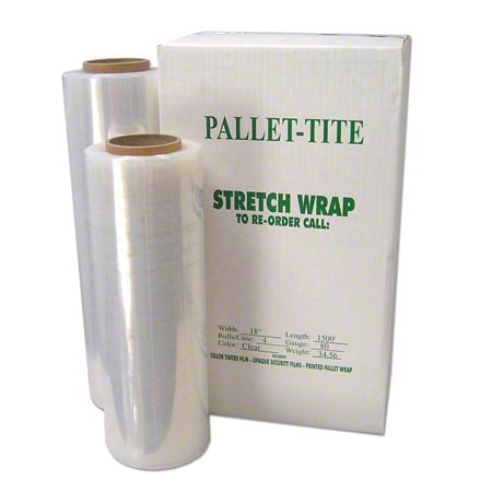 [WP-18-80-CS] Western Plastics Pallet-Tite Stretch Wrap - 18", 80 Gauge