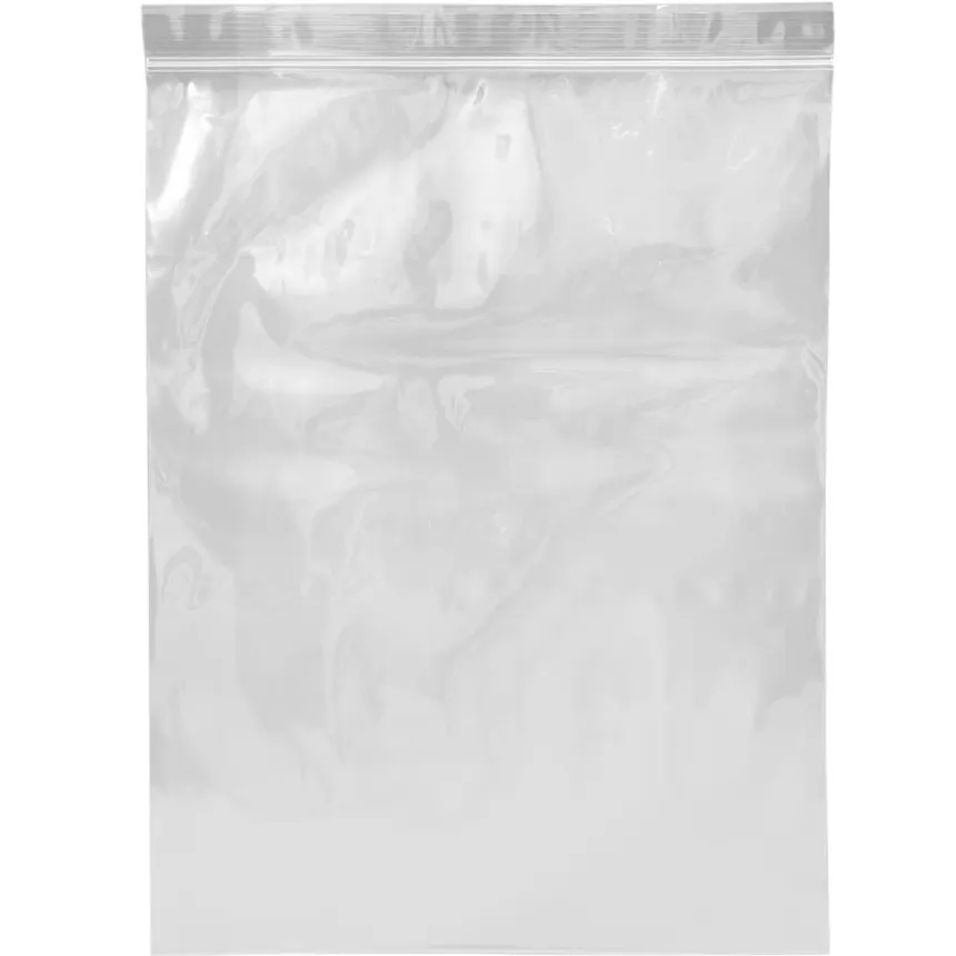 12X15 4MIL ZIPPER BAG